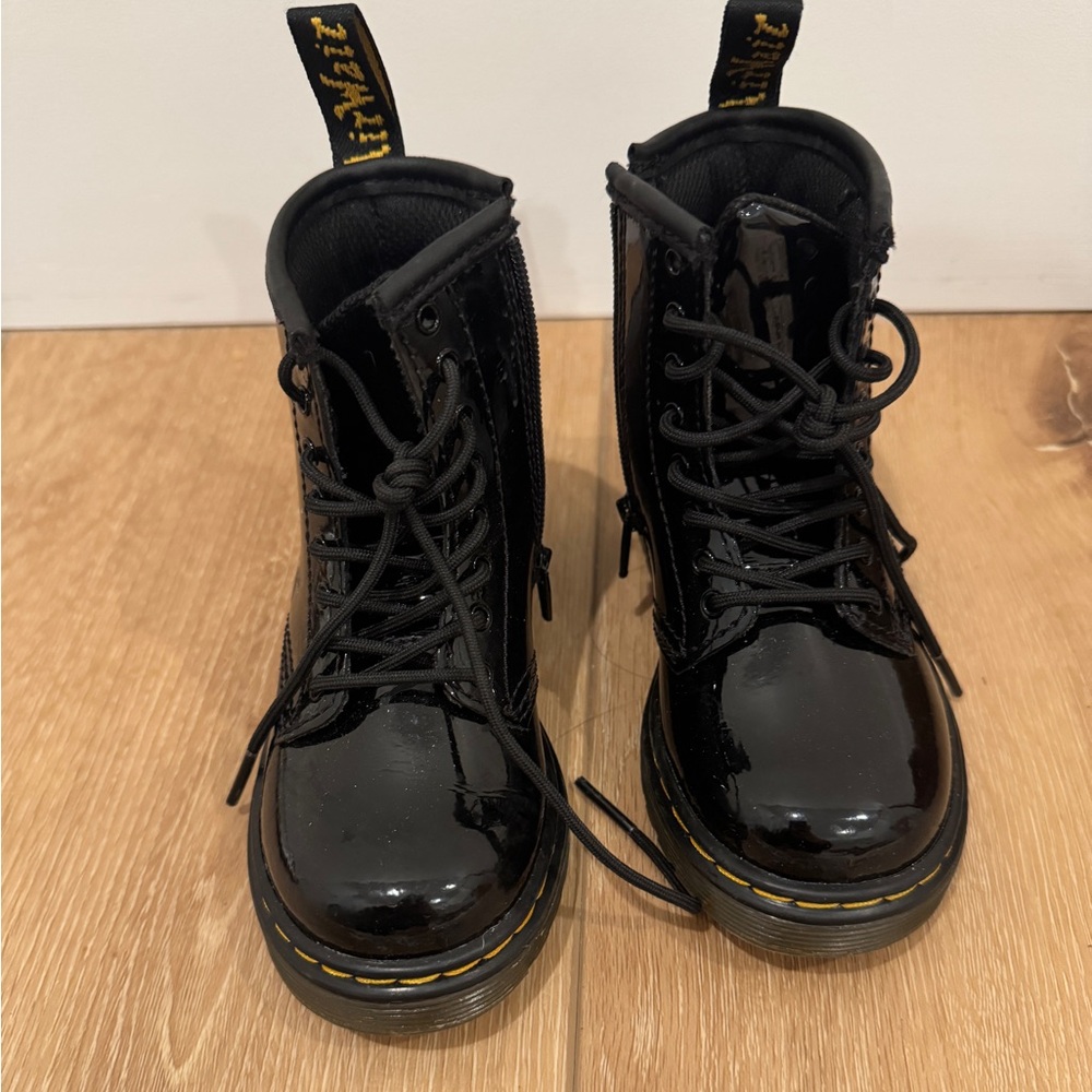 Toddler black doc marten boots